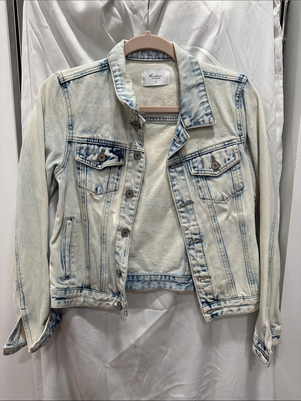 KanCan Light Wash Blue Jean Jacket